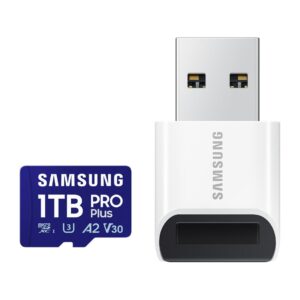 Карта памет Samsung PRO Plus 1 TB, microSDXC UHS-I Class 10, с адаптер 1