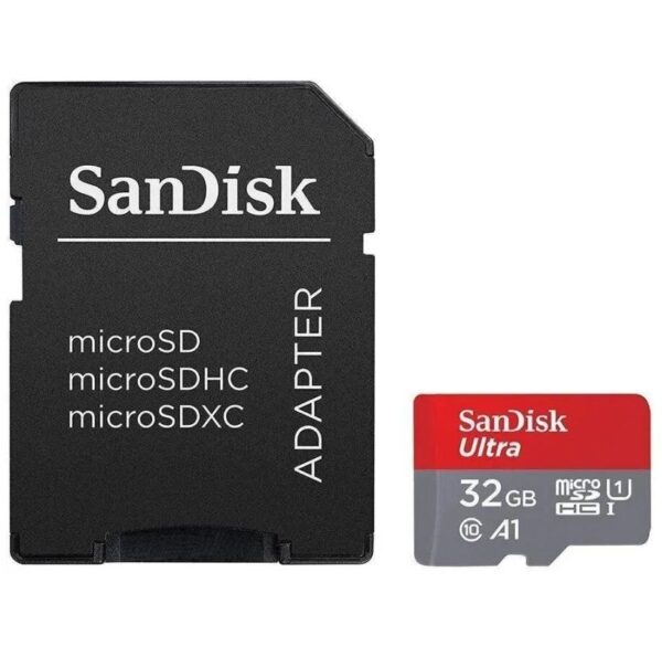 SanDisk Карта памет Ultra microSDXC 32GB, SD Adapter, 120MB/s Class 10 UHS-I A1 1