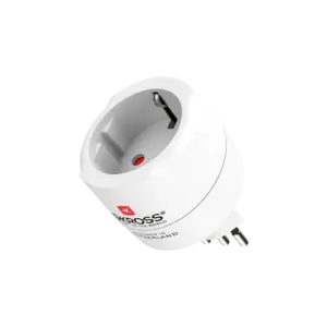 Skross универсален адаптер World to CH+IT+ Brasil, USB 1