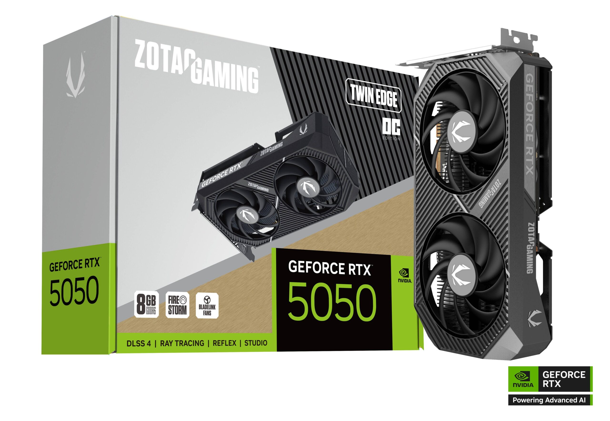 Видео карта ZOTAC GAMING RTX 5050 Twin Edge 8GB OC GDDR6 6