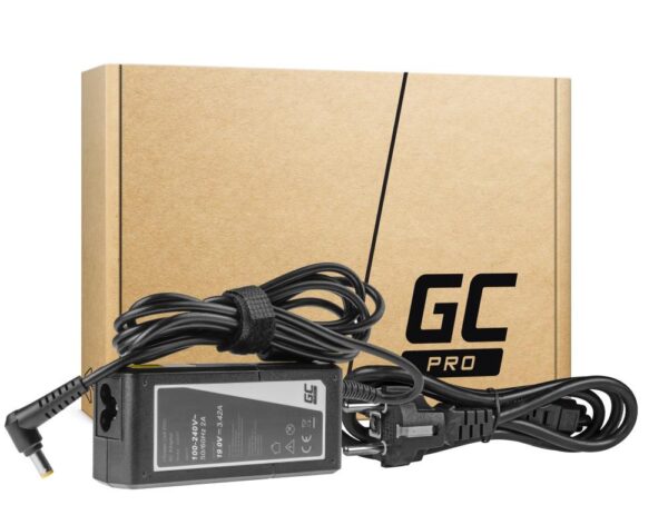 Захранване за лаптоп GREEN CELL, PRO Charger / AC Adapter 19V 3.42A 65W for Acer Aspire 5741G 5742 5742G E1-521 E1-531 E1-531G E1-570 E1-571 E1-571G 1