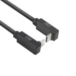 ACT Кабел USB-C - USB-C, 2м, 10Gbps 60W, ъглов нагоре/надолу 1