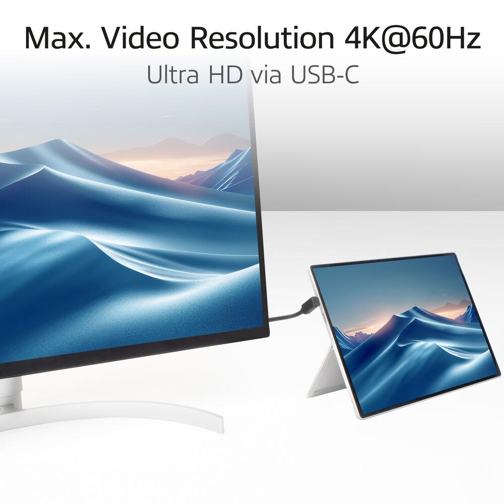 ACT Кабел USB-C - USB-C, 2м, 10Gbps 60W, ъглов нагоре/надолу 5