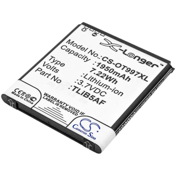 Батерия за мобилен телефон ALCATEL LinkZone MW40, MW40 CAB32E0000C1 LiIon 3,7V 1950mAh CAMERON SINO 1