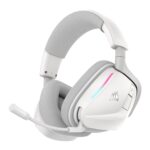 Геймърски безжични слушалки с микрофон Corsair VOID v2 - White 1