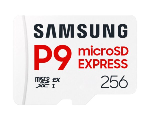 Карта памет Samsung microSDXC, 256GB, P9 Express, 800 MB/s, UHS-I 90 MB/s U3, V30, A1 1
