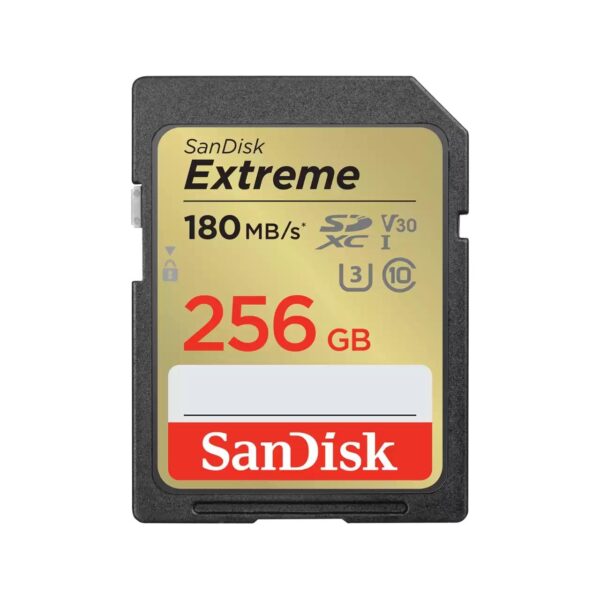 Карта памет SANDISK Extreme SDXC, 256GB, UHS-1,Class 10, U3, V30, 130 MB/s 1