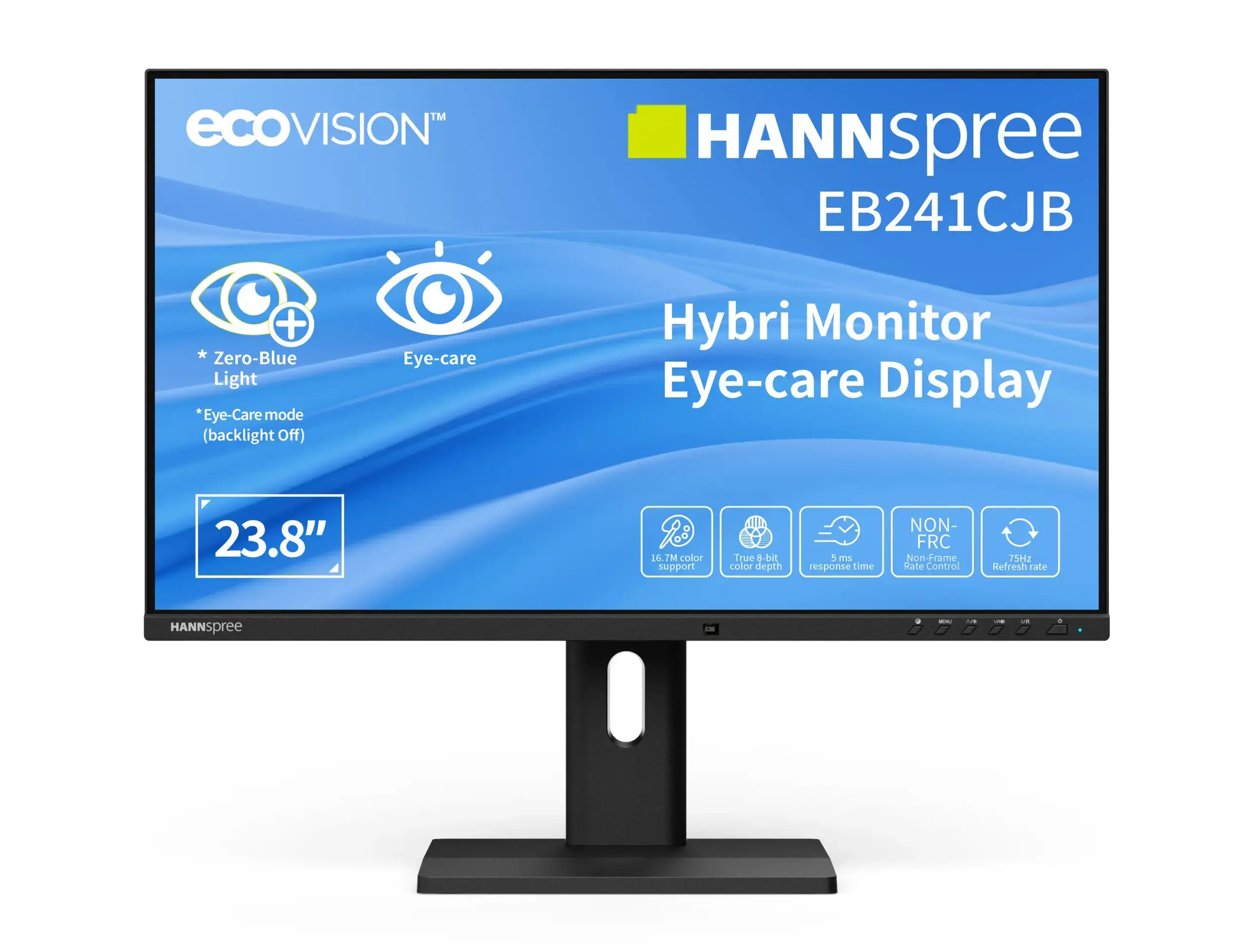 Монитор Hybri Hanspree EB241CJB - 24"inch ecoVision TN, FHD(1920x1080), 75Hz, USB-C 1