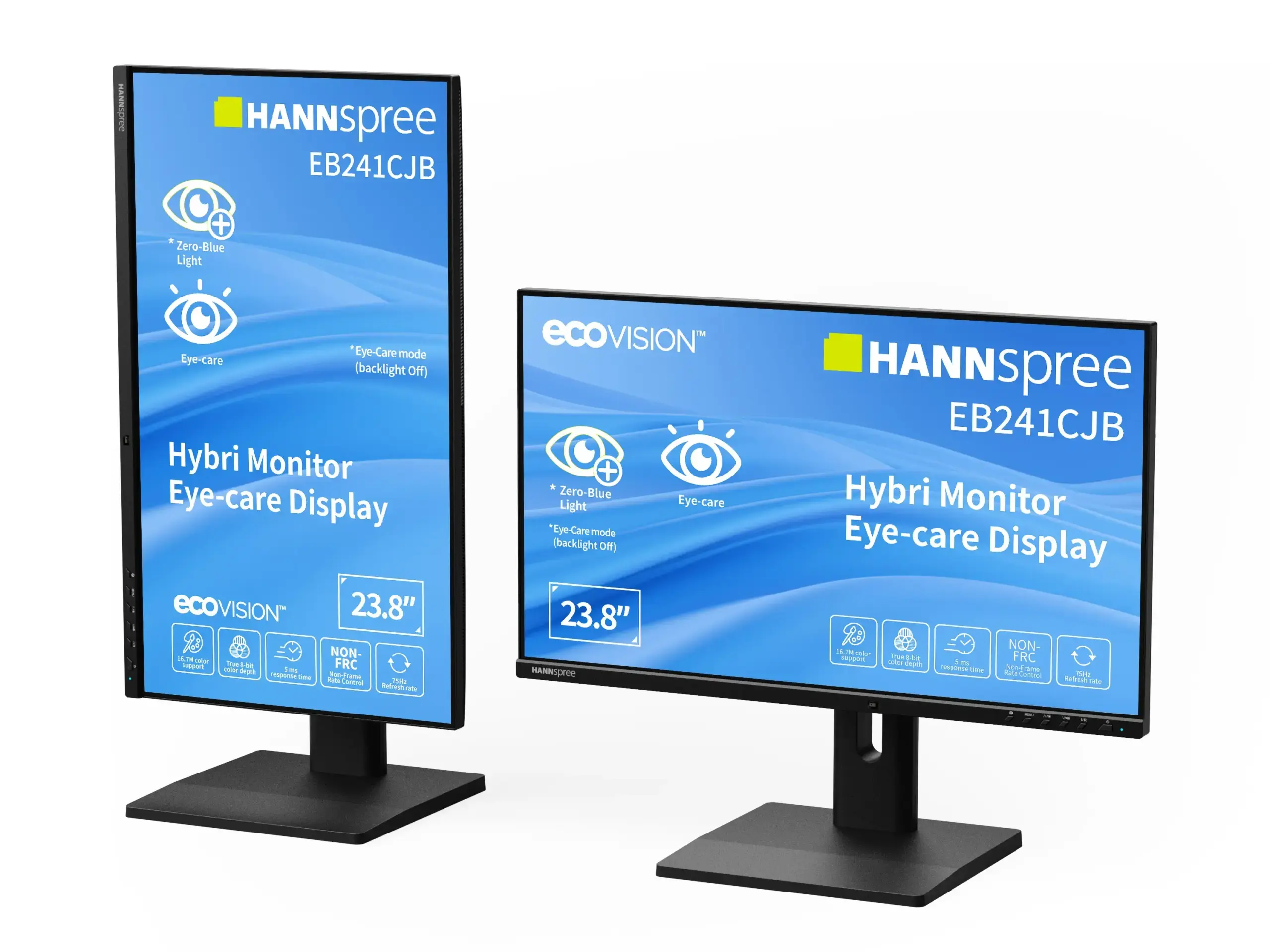 Монитор Hybri Hanspree EB241CJB - 24"inch ecoVision TN, FHD(1920x1080), 75Hz, USB-C 5