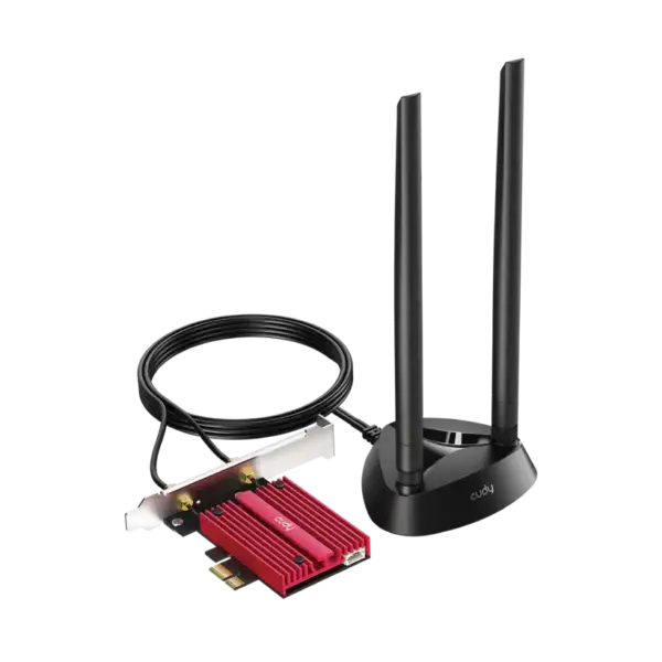 Мрежова карта Cudy WE9300S, Tri-Band WiFi 7 PCI-e, 5760 + 2880 Mbps 1