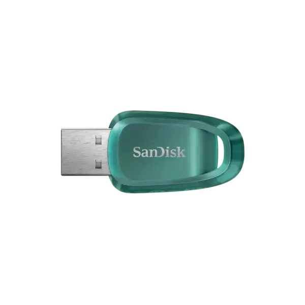 SanDisk Флаш памет Ultra ECO  128GB, USB 3.2 100 MB/s , зелена 1