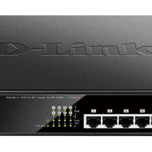 Суич D-Link DGS-1008MP, 8 портов PoE 10/100/1000 Gigabit, неуправляем десктоп суич 1