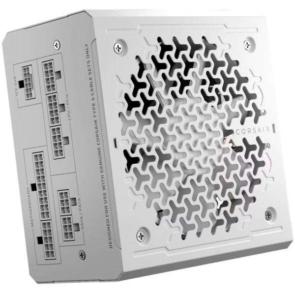 Захранващ блок Corsair RM1000e White 1000W 80+ Gold ATX 3.1, Fully Modular 1