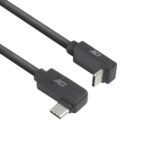 ACT Кабел USB-C - USB-C, 10Gbps, 60W, 1 m, конектори 90° left/right, up/down angled 1