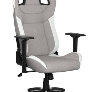 Геймърски стол Corsair T3 RUSH - Fabric Grey/White 1