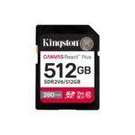 Карта памет Kingston Canvas React Plus V60 UHS-II 512GB 1