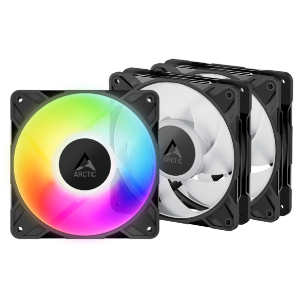 Комплект вентилатори ARCTIC P12 Pro A-RGB LN 120mm PWM 3-Pack 1