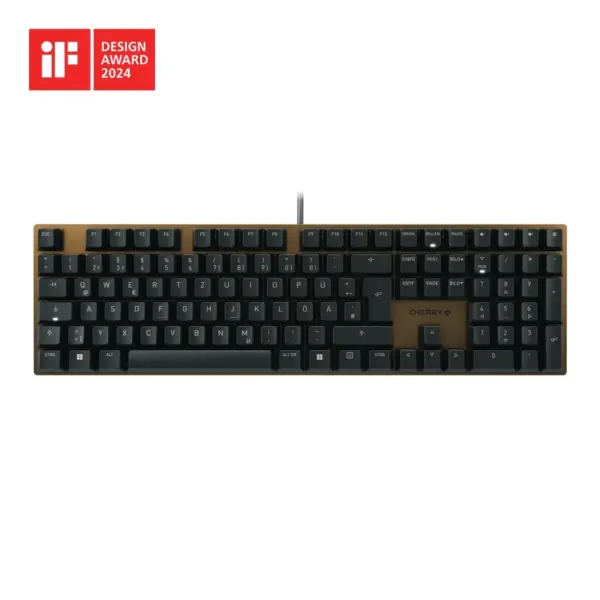 Механична клавиатура CHERRY KC 200MX Brown, Тънка, Черна 1