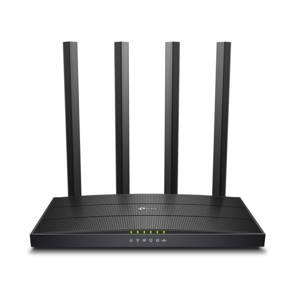 Безжичен рутер TP-Link Archer C6U AC1200, 2.4/5 GHz, 300 - 867Mbps, 10/100/1000 1