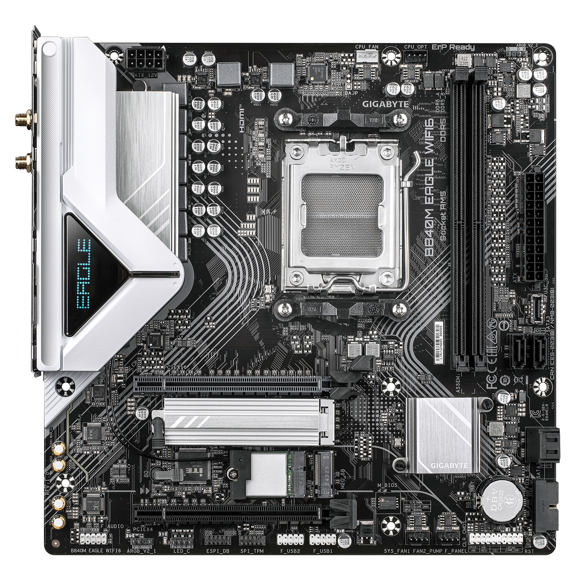 Дънна платка GIGABYTE B840M EAGLE WIFI6 socket AM5 1