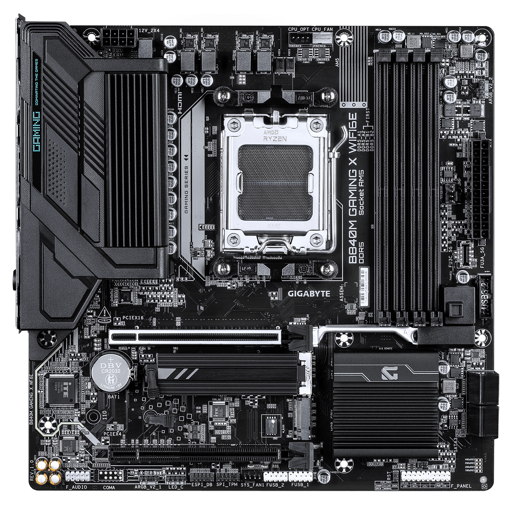 Дънна платка GIGABYTE B840M GAMING X WIFI 6E socket AM5 1