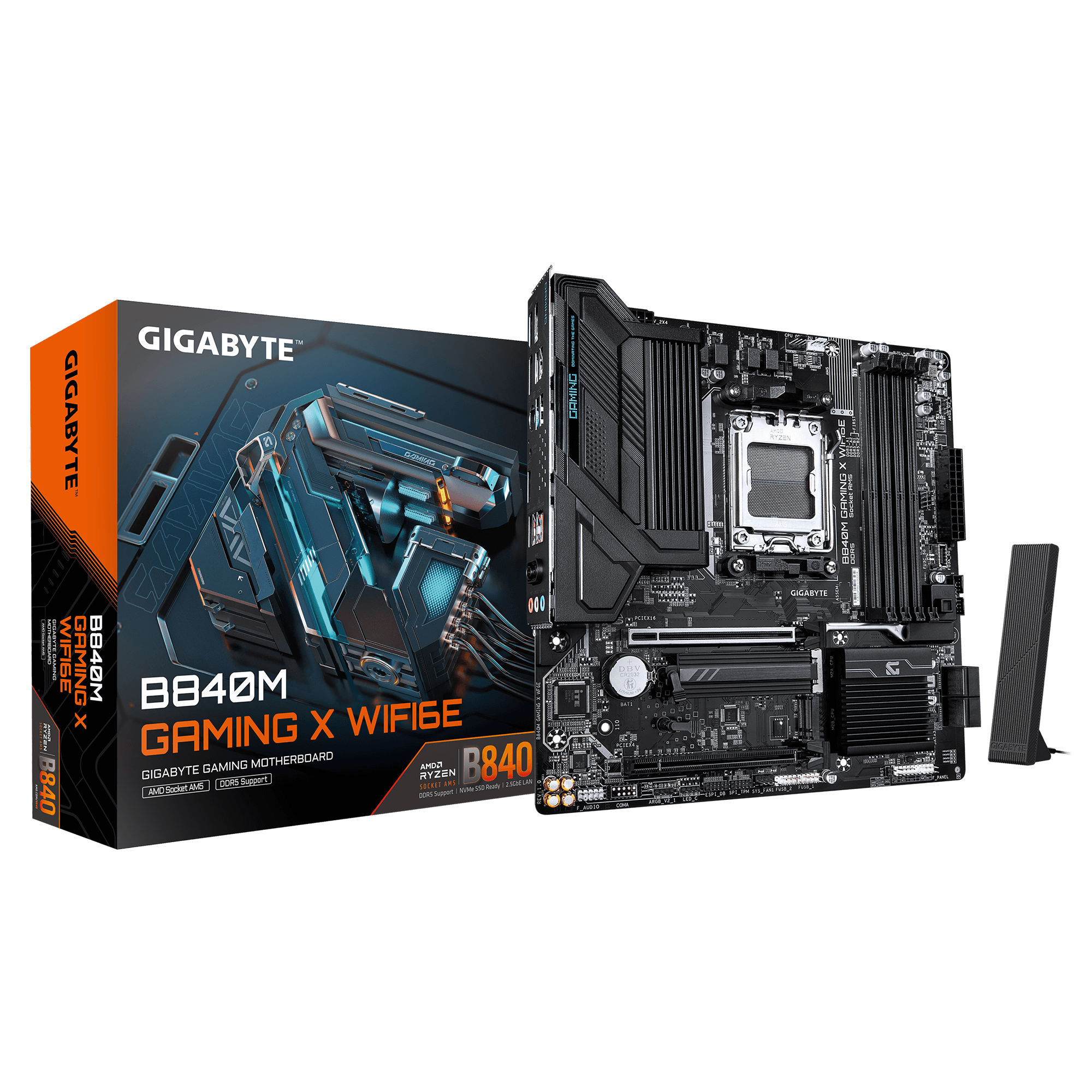 Дънна платка GIGABYTE B840M GAMING X WIFI 6E socket AM5 4