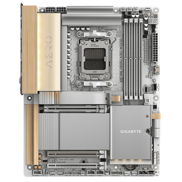 Дънна платка GIGABYTE X870E AERO X3D WOOD WIFI7, Socket AM5 1