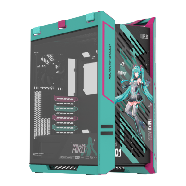 Кутия ASUS ROG Strix Helios II Hatsune Miku Edition E-ATX Mid-Tower 1