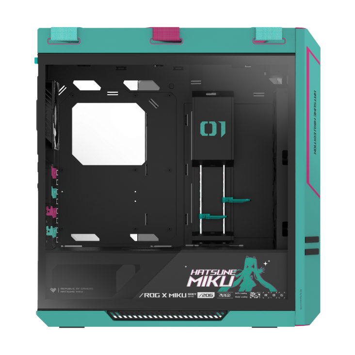 Кутия ASUS ROG Strix Helios II Hatsune Miku Edition E-ATX Mid-Tower 5