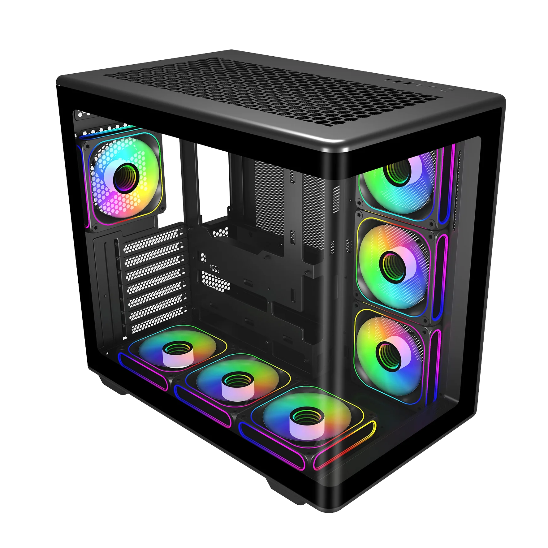 Кутия CoolerMaster Elite 600 - Black 2