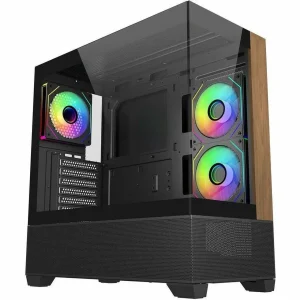 Кутия CoolerMaster Elite 690 Wood - Черна 1