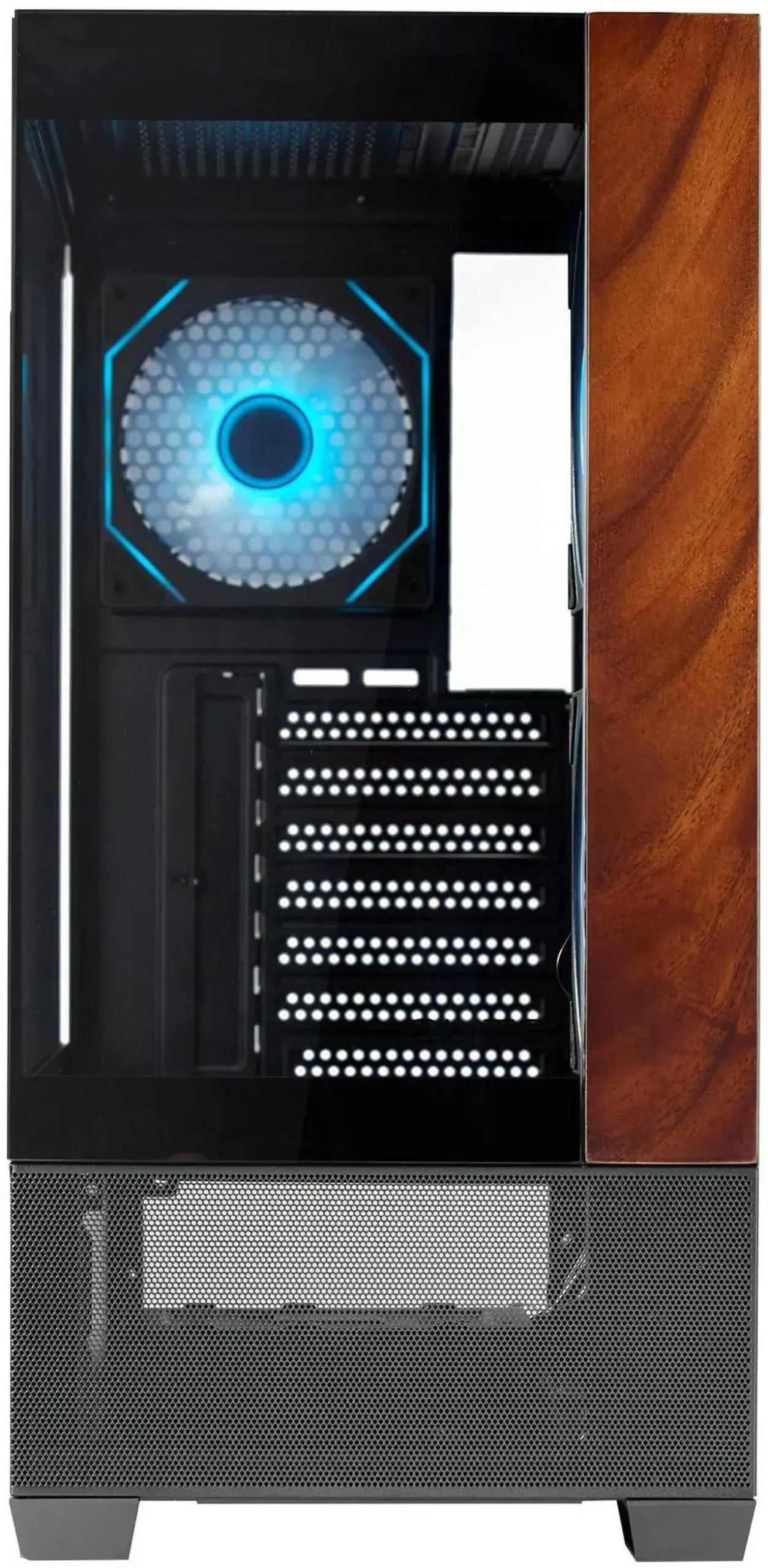 Кутия CoolerMaster Elite 690 Wood - Черна 3
