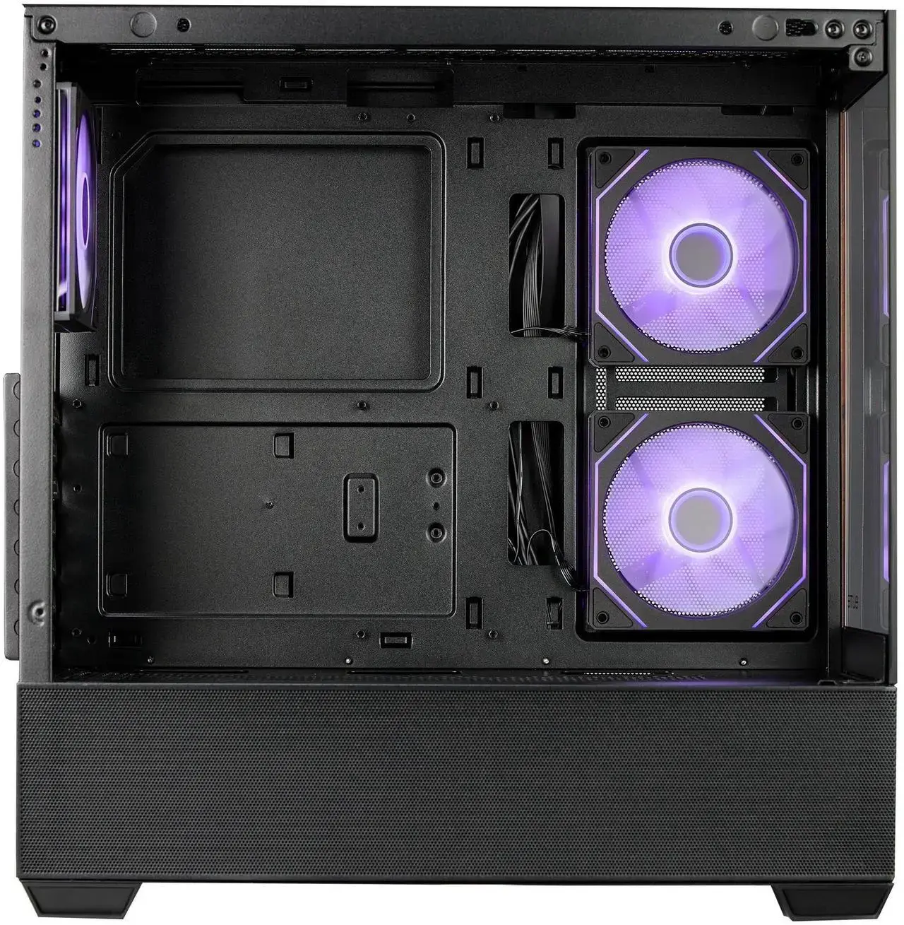 Кутия CoolerMaster Elite 690 Wood - Черна 4