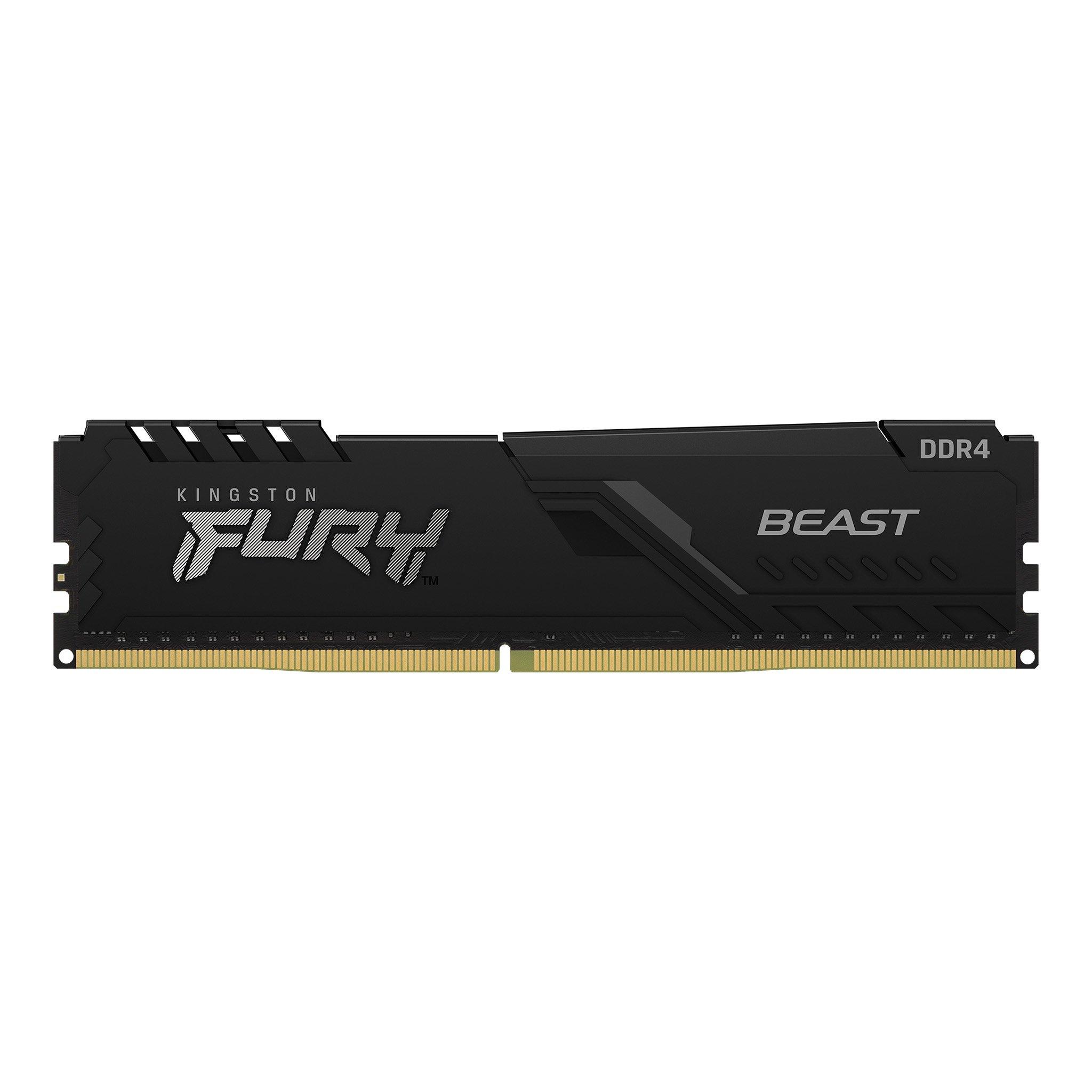 Памет Kingston FURY Beast Black 32GB(2x16GB) DDR4 3200MHz KF432C16BBK2/32 2