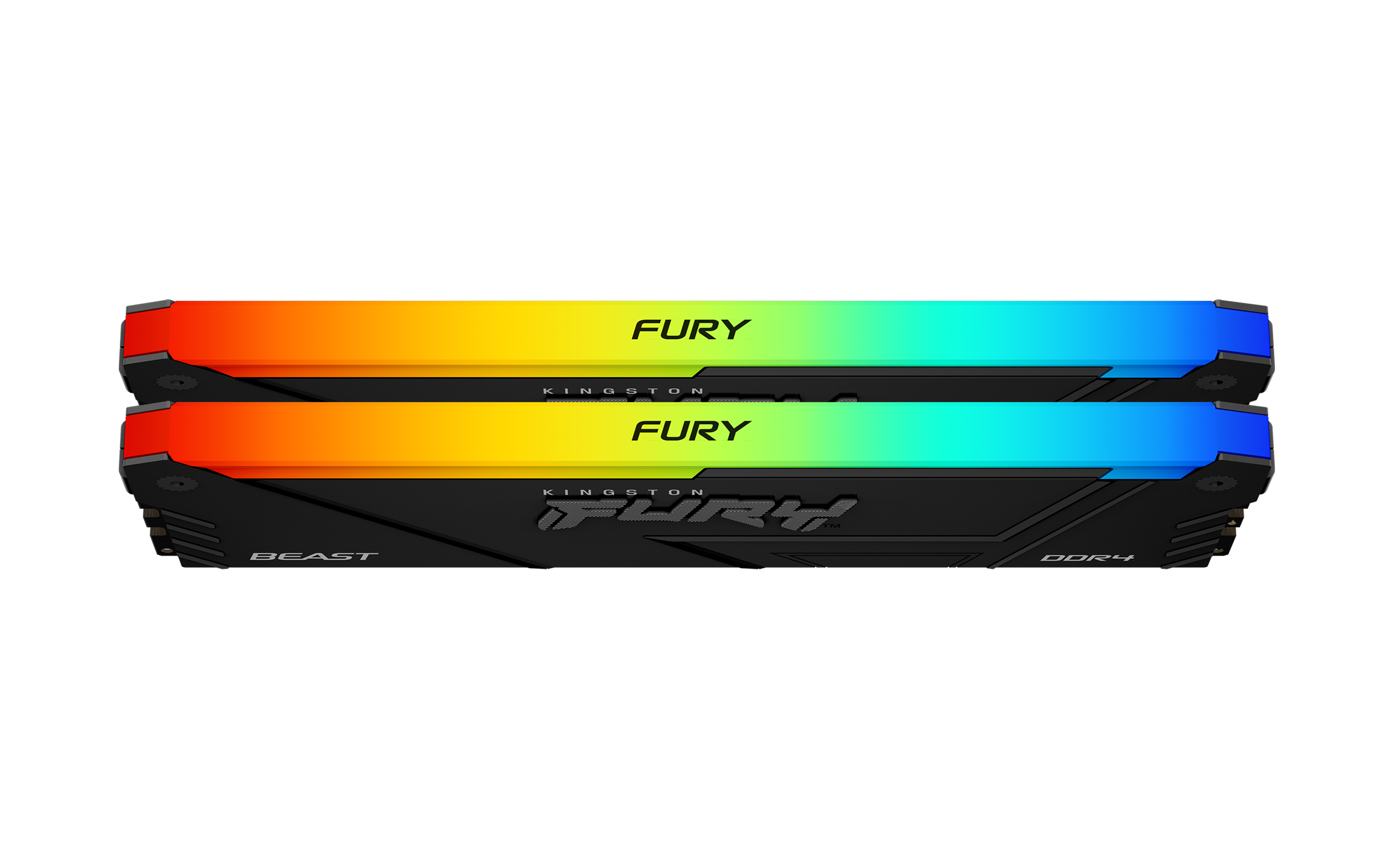 Памет Kingston FURY Beast Black RGB 16GB(2x8GB) DDR4 3600MHz CL17 4