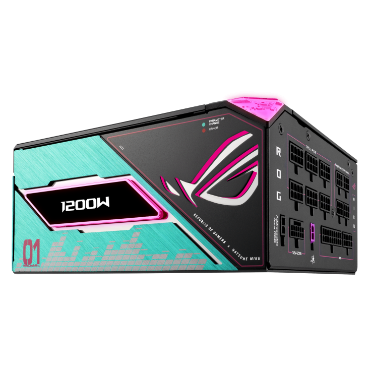 Захранващ блок ASUS ROG Thor 1200W Platinum III Hatsune Miku Edition 2
